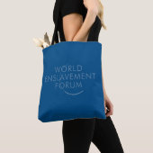 World Enslavement Forum WEF Logo Parodie Draagtas (Dichtbij)