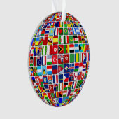 World Flags Globe, International, Classic Round St (devant)
