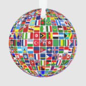 World Flags Globe, International, Classic Round St (dos)