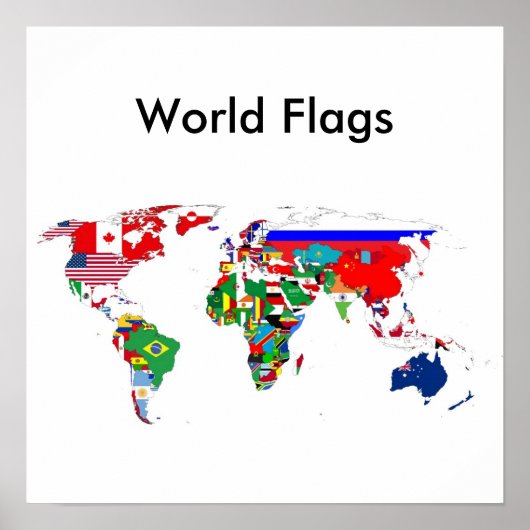 World Flags Poster (Devant)