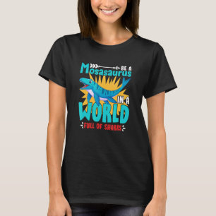 World Full of Sharks Dinosaur Zee Mosasaur Mosasau T-shirt