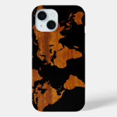 world graphic map Case-Mate iPhone case (Achterkant)