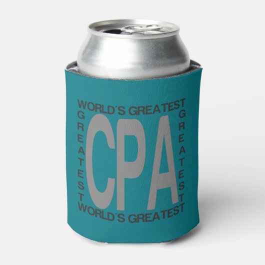 World Greatest CPA Blikjeskoeler (Blikje Voorkant)