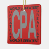 World Greatest CPA Keramisch Ornament (Links)