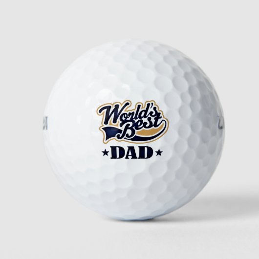 World Greatest Dad Golfballen (Voorkant)