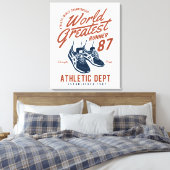 World Greatest Runner Canvas Afdruk (Insitu (Slaapkamer))
