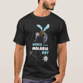 World malaria bay 25 april t-shirt (Voorkant)