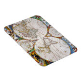 WORLD MAP, 17th CENTURY Magneet (Rechterzijde)