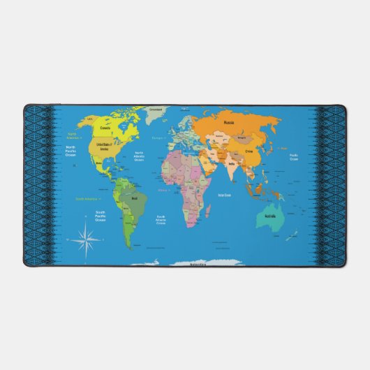 World Map  Bureaumat (Voorkant)