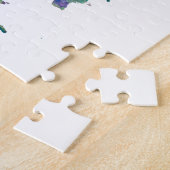 World map in watercolor legpuzzel (Zijkant)