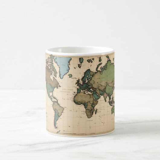 World map mug (Centre)