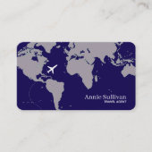 World Map Oversized International Travels  Visitekaartje (Voorkant)