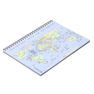 World Map - Planning My Next Adventure - Custom Notitieboek