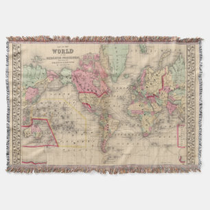 World Mercator proj Map door Mitchell Deken