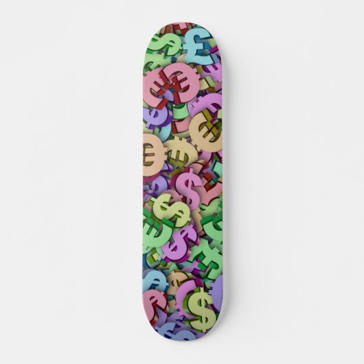 World money skateboard (Voorkant)