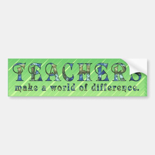 World of Difference Bumperstickers (Voorkant)