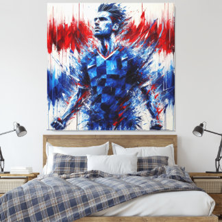 World of Dinamo Zagreb’s Bad Blue Boys Canvas Afdruk