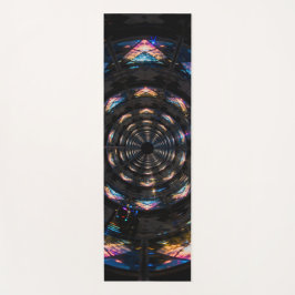 world of endless mirrors reflecting a fractal sky yogamat