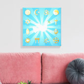 World of Peace Canvas Art Afdruk (Insitu (Woonkamer))