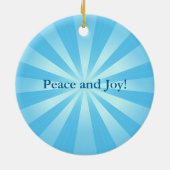 World of Peace Gold Mandala Ornament (Achterkant)