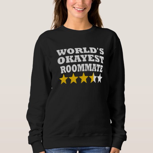 World okayest Roommate Roommate Trui (Voorkant)