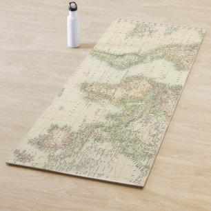 World on Mercator-projectie Yogamat