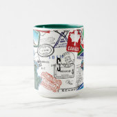 World Passport Pattern Mok (Midden)