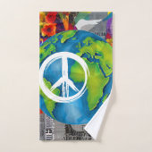World Peace Bathroom Towel Set Bad Handdoek (Handdoek)