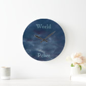 World Peace Blue Clouds Grote Klok (Huis)