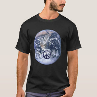 World Peace Earth Peace Symbol Design T-shirt