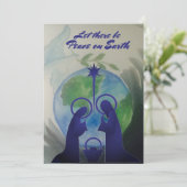 World Peace Flat Holiday Card Feestdagenkaart (Staand voorkant)