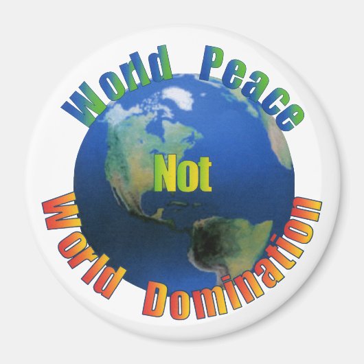 World Peace Magnet Magneet (Voorkant)