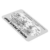 World Peace Map Magneet (Rechterzijde)