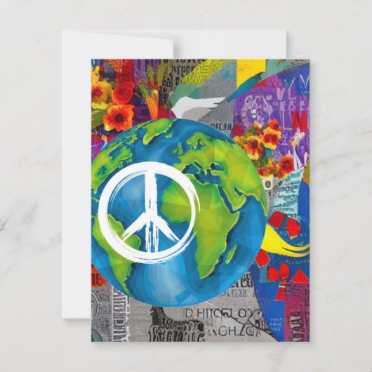 World Peace Note-kaarten Notitiekaartje (Voorkant)