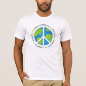 World Peace Sign Inspirerend T-shirt (Voorkant)
