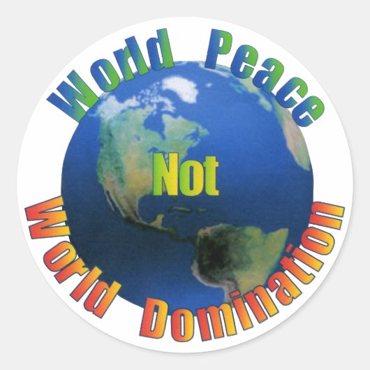 World Peace Sticker (Voorkant)