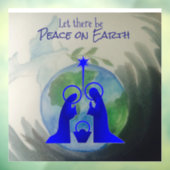 World Peace Window Clings Raamsticker (Vel 3)