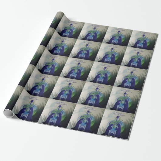 World Peace Wrapping Paper Cadeaupapier (Uitgerold)