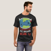 World Revolves Around My Bengal Cat Nature Cat T-shirt (Voorkant volledig)