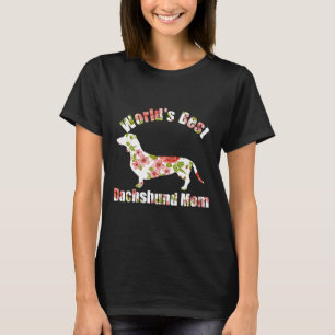 World S Best Dachshund Mam Dog Mama Doxie Lover Mo T-shirt