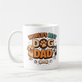 World’s Best Dog Dad | Custom Father’s Day Koffiemok (Links)