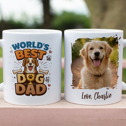 World’s Best Dog Dad | Custom Father’s Day Mok
