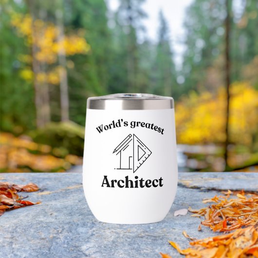 World’s Greatest Architect Custom Name Typography (Buiten (Gedraaid)  )