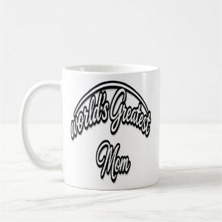 World’s Greatest Mom Elegant Cursive Design Koffiemok