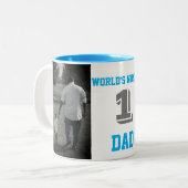 World’s Number One Dad’s Day Coffee Mug (Devant gauche)