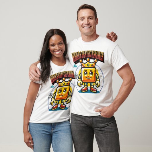 World’s Okayest Engineer Funny T-Shirt (Unisexe)