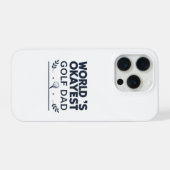 World’s Okayest Golf Dad Vintage Emblem (Verso Horizontal)