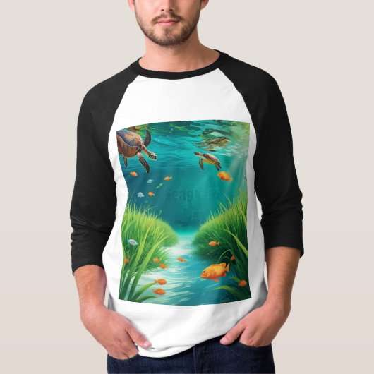 World Sea grass Day T-shirt (Voorkant)
