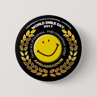 World Smile Day Ambassadeur 2017 Button