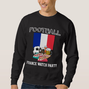 WORLD SOCCER Football Beer Pizza FRANKRIJK Trui